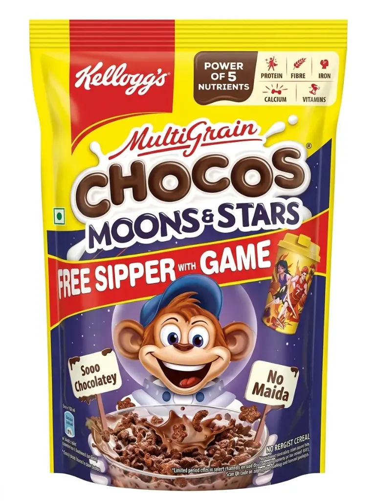 Kellogg’s Multigrain Chocos Moons & Stars, 360g