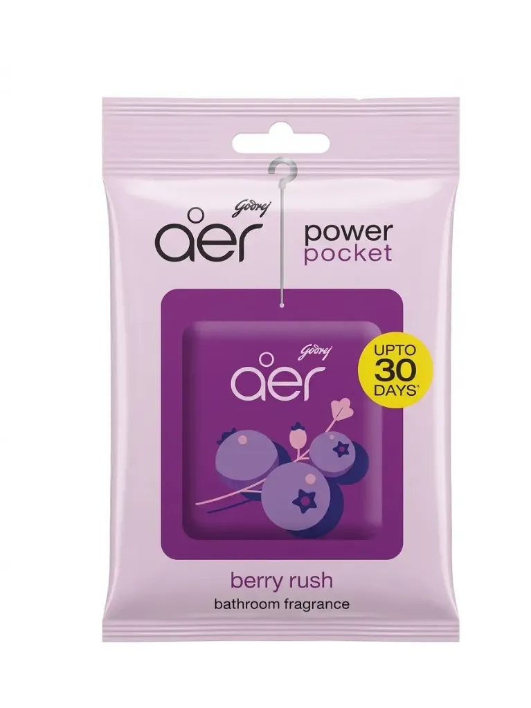 Godrej Aer Power Pocket Berry Rush Air Freshener pouch