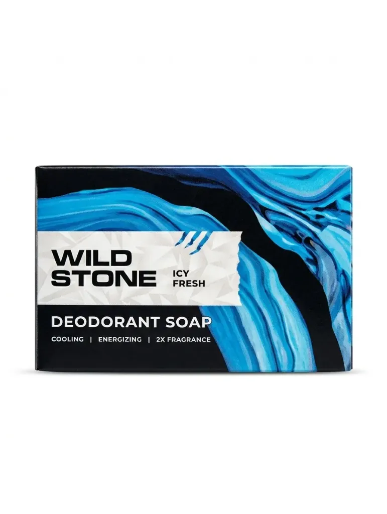 Wild Stone Icy Fresh Deodorant Soap, 125g