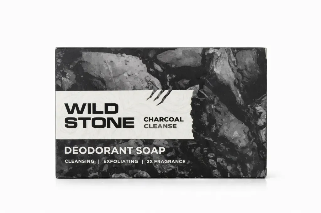 Wild Stone Charcoal Cleanse Deodorant Soap, 125g