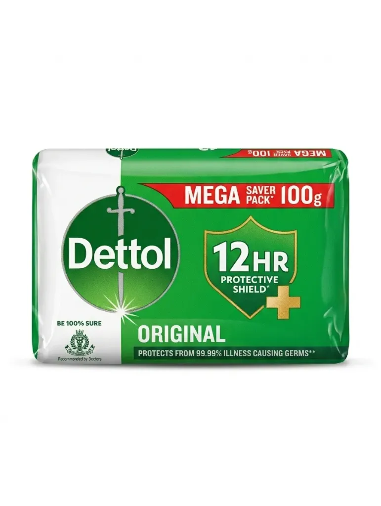 Dettol Original Soap Mega Saver Pack, 100g